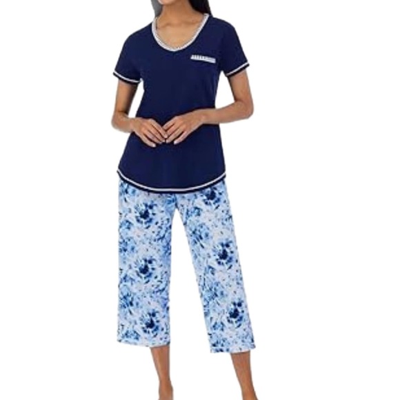 Carol Hochman 4 Piece Pajama Set Small NWOT - Picture 2 of 10